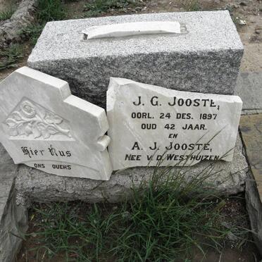 JOOSTE J.G. -1897 &amp; A.J. V.D.WESTHUIZEN