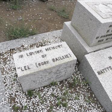 JAGER Lel, de nee BAILLIE -1953 :: DE JAGER Mattys Gustaf 1885-1952