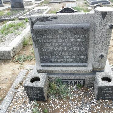KRUGER Stephanus Francois 1938-1958