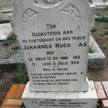 KRUGER Johannes Nucolaas 1862-1934 &amp; C.E. SWANEPOEL 1864-1938