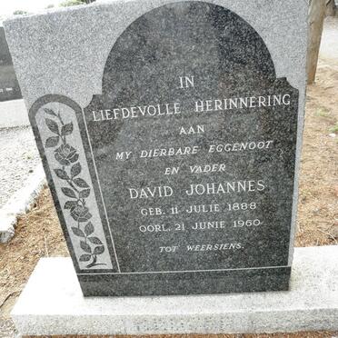 KRUGER David Johannes 1888-1960