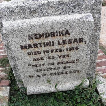 LESAR Hendrika Martini -1914
