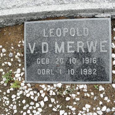 MERWE Lepold, v.d. 1916-1982