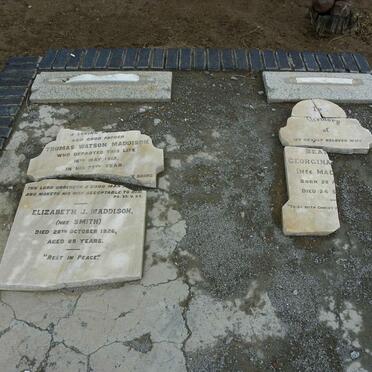 MADDISON Thomas Watson -1912 &amp; Elizabeth J. SMITH -1926 :: ? Beat? Georgina nee MADDISON