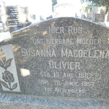 OLIVIER Susanna Magdelena 1887-1957