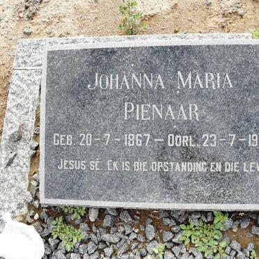PIENAAR Johanna Maria 1867-1956