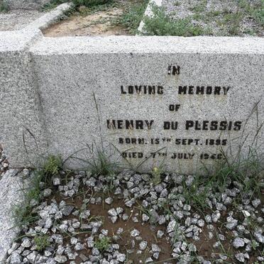 PLESSIS Henry, du 1895-1946