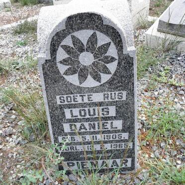 PIENAAR Louis Daniel 1905-1965