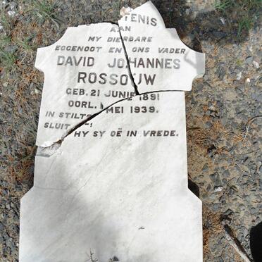 ROSSOUW David Johannes 1891-1939