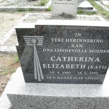 SCHREUDER Catherina Elizabeth 1907-1995