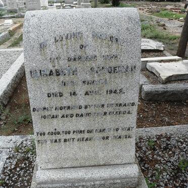 SCHOEMAN Elizabeth nee SMITH -1942