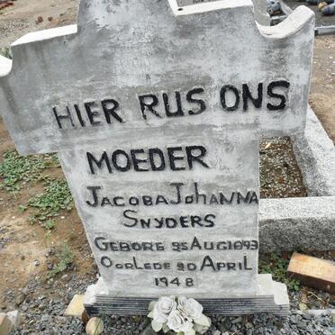 SNYDERS Jacoba Johanna 1893-1948