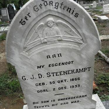 STEENEKAMPT G.J.D. 1866-1933