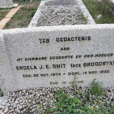 SMIT Engela J.E. nee BROODRYK 1874-1952