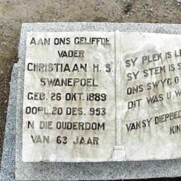 SWANEPOEL Christiaan H.S. 1889-1953