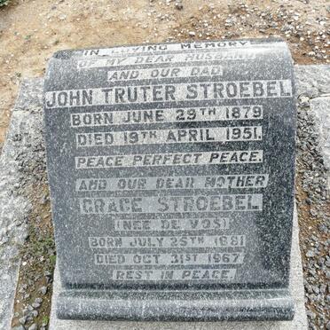 STROEBEL John Truter 1879-1951 &amp; Grace de VOS 1881-1967