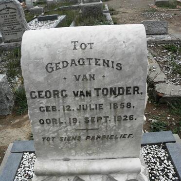 TONDER Georg, van 1858-1926