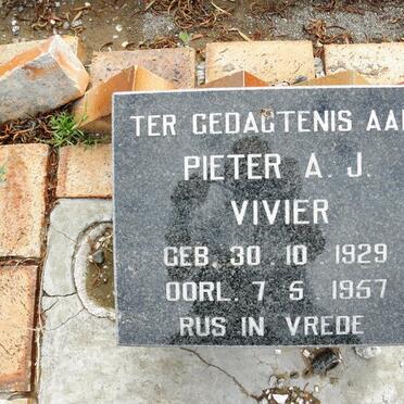 VIVIER Pieter A.J. 1929-1957