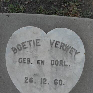 VERWEY Boetie 1960-1960