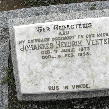 VENTER Johannes Henrdrik 1873-1938