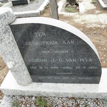 WYK Gideon J.G., van 1868-1960