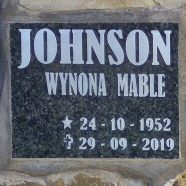 JOHNSON Wynona Mable 1952-2019
