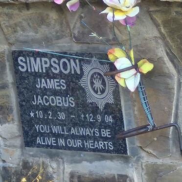 SIMPSON James Jacobus 1930-2004
