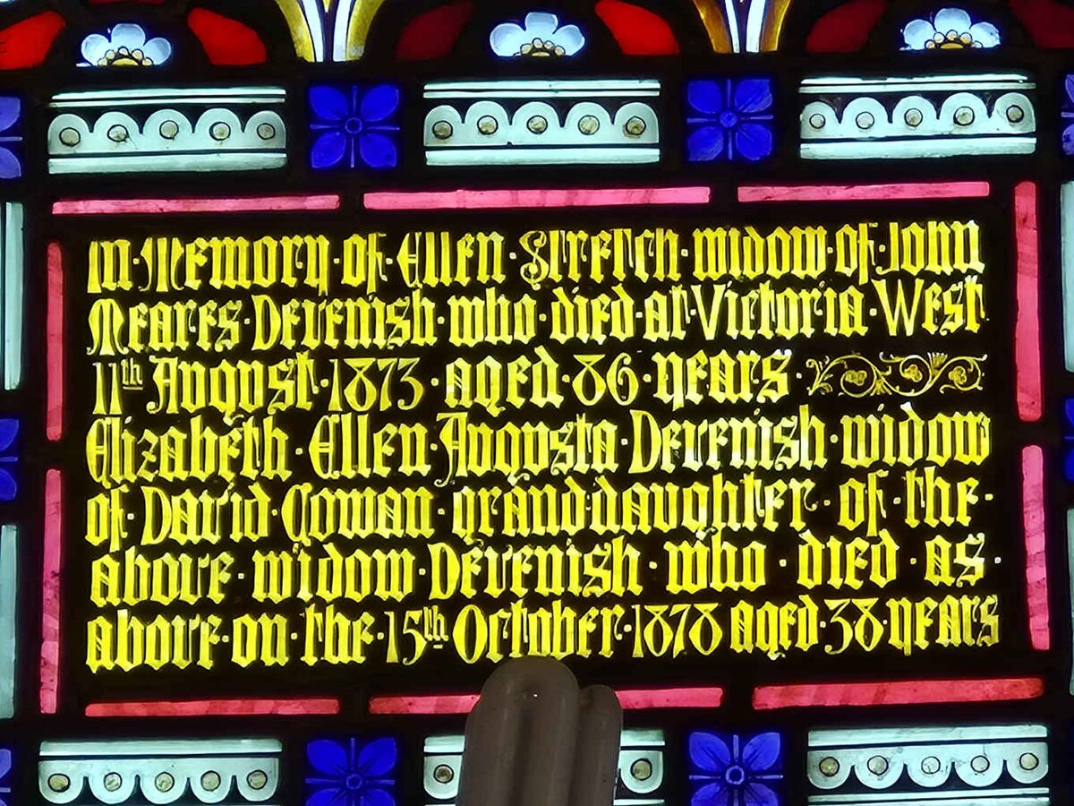 DEVENISH Ellen nee STRETCH -1873 :: COWAN Elizabeth Ellen Augusta nee DEVENISH -1878_2