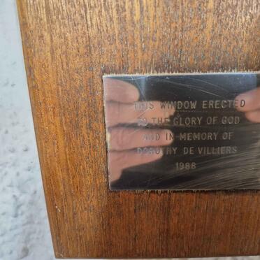 VILLIERS Dorothy, de 1988