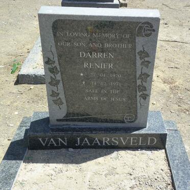 JAARSVELD Darren Renier, van 1970-1971