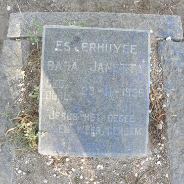 ESTERHUYSE Janetta 1959-1959