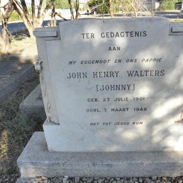 WALTERS John Henry 1901-1949