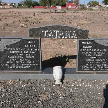 TATANA John -1964 &amp; Mietjie -1961