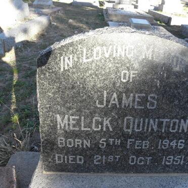 QUINTON James Melck 1946-1951