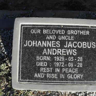 ANDREWS Johannes Jacobus 1929-1972