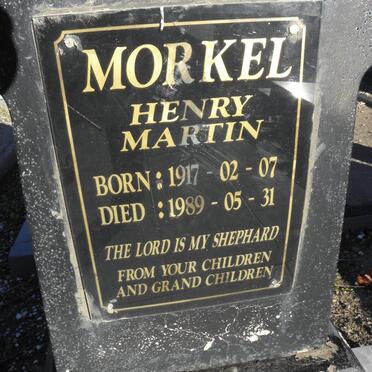MORKEL Henry Martin 1917-1989