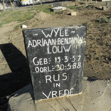 LOUW Adriaan Benjamin 1957-1988