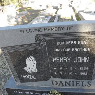 DANIELS Henry John 1954-1982