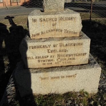 TEUTOR John Alexander -1919