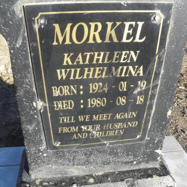 MORKEL Kathleen Wilhelmina 1924-1980