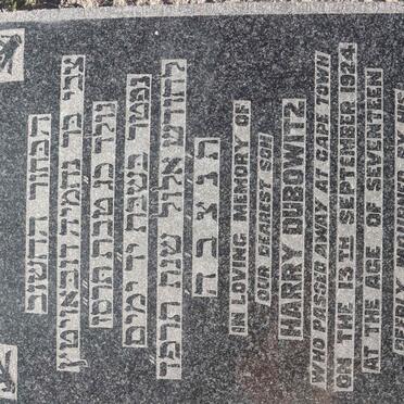 DUBOWITZ Harry -1924