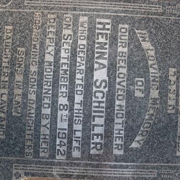 SCHILLER Henna -1942