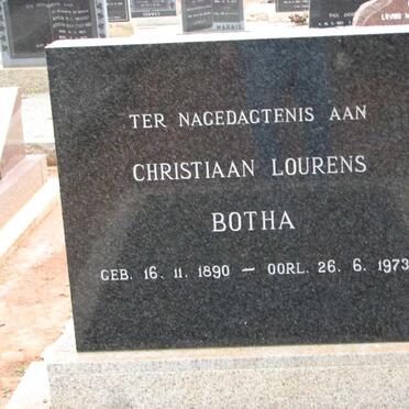 BOTHA Christiaan Lourens 1890-1973