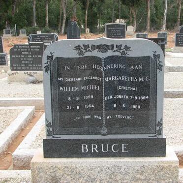 BRUCE Willem Michiel 1899-1964 &amp; Margaretha M.C. JONKER 1894-1980