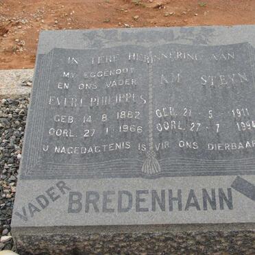 BREDENHANN Evert Philippus 1882-1966 :: STEYN A.M. 1911-1994