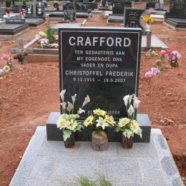CRAFFORD Christoffel Frederik 1915-2007