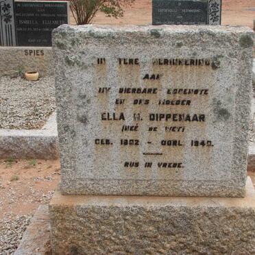 DIPPENAAR Ella H. nee DE WET 1892-1949