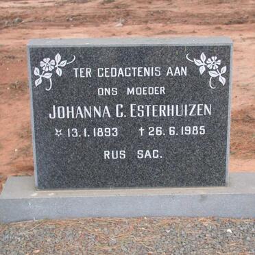 ESTERHUIZEN Johanna C. 1893-1985