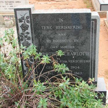 EEDEN Dorothea Charlotte, van nee VERSCHUUR 1904-1962