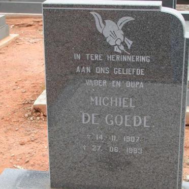 GOEDE Michiel, de 1907-1993